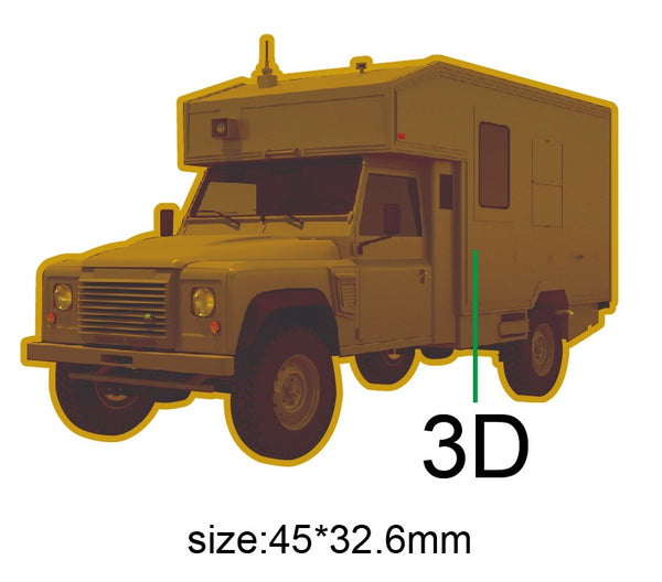 Land Rover Defender 130 Ambulance Vehicle Lapel Pin – Military ...