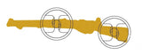 Lee-Enfield Bolt Action Rifle Lapel Pin