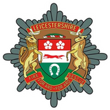 Leicestershire Fire & Rescue Service Remembrance Flower Lapel Pin