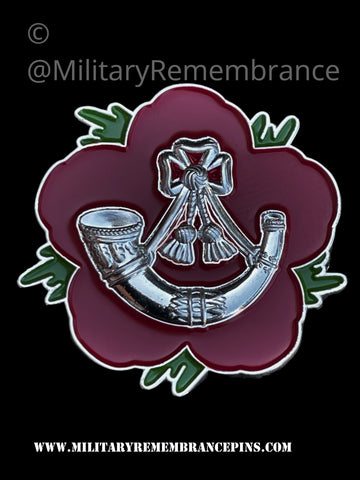 Light Infantry Remembrance Flower Lapel Pin