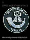 Light Infantry Veteran Colours Lapel Pin