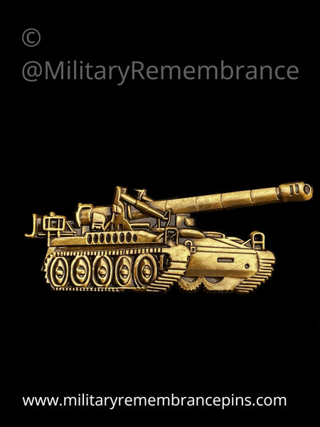 M110 Self Propelled Howitzer Lapel Pin – Military Remembrance Pins