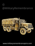 M35A2 Deuce and a half Military Cargo Truck Lapel Pin