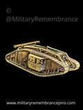 MKIV Tank World War 1 Lapel Pin