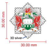 Mid and West Wales Fire and Rescue Service Crest Lapel Pin