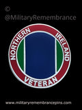 Northern Ireland Colours Veterans Lapel Pin