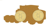 Oshkosh HET M1070F Tank Transporter Vehicle Lapel Pin
