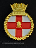 HMS Prince Of Wales RO9 Royal Navy Ships Crest Lapel Pin