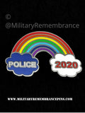 Police Service Rainbow 2020 Support Lapel Pin