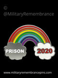 Prison Service Rainbow 2020 Support Lapel Pin