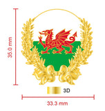 Proud To Be Welsh Lapel Pin