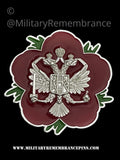 Queens Dragoon Guards QDG Remembrance Flower Lapel Pin