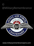 Royal Air Force Centenary 100 Years Round Colours Lapel Pin