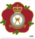 Royal Air Force Regiment RAFR Remembrance Flower Lapel Pin
