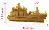 Royal Fleet Auxiliary RFA Tidespring Lapel Pin