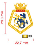 Royal Maritime Auxiliary Service Lapel Pin