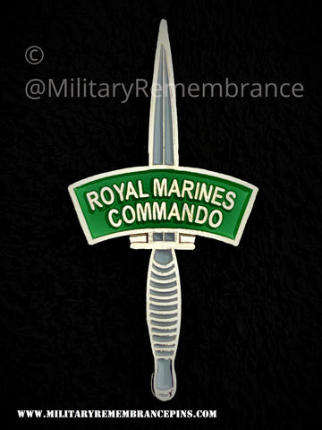 Royal Marines Commando Dagger Lapel Pin