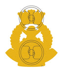 Royal Navy Gunnery Branch Crest Lapel Pin