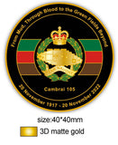 Royal Tank Regiment Cambrai 105 Years of Tank Action Coin