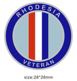 Rhodesia Medal Colours Veteran Lapel Pin