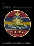 Royal Artillery Veteran Colours 3 Colour Lapel Pin
