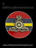 Royal Artillery Colours Lapel Pin