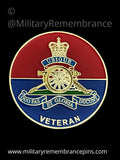Royal Artillery Veteran Colours Lapel Pin