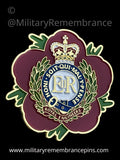 Royal Engineers RE Remembrance Flower Lapel Pin