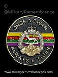 Royal Hampshire Regiment Colours Lapel Pin
