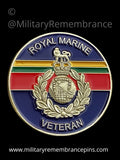 Royal Marine Veteran Colours Lapel Pin