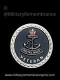 Royal Navy Veteran Colours Lapel Pin