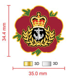 Royal Navy Warrant Officer Remembrance Lapel Pin