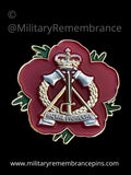 Royal Pioneer Corps Remembrance Flower Lapel Pin