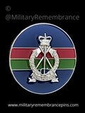 Royal Pioneer Corps New Colours Lapel Pin