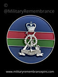 Royal Pioneer Corps Tower Colours Lapel Pin