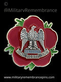 Royal Scots Greys Remembrance Flower Lapel Pin
