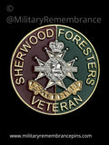Sherwood Foresters Notts & Derby Regimental Colours Lapel Pin