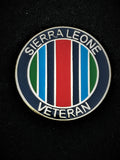 Sierra Leone Veterans Lapel Pin