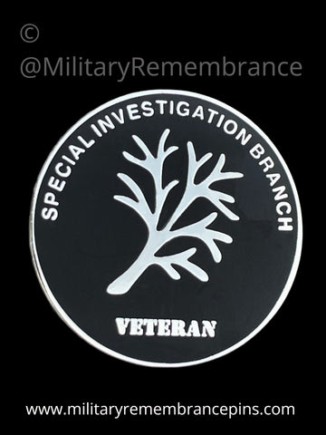 Special Investigation Branch SIB Veteran Colours Lapel Pin