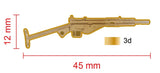 Sten Gun Sub Machine Gun Lapel Pin