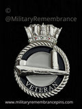 HM Submariners Veteran Royal Navy Lapel Pin