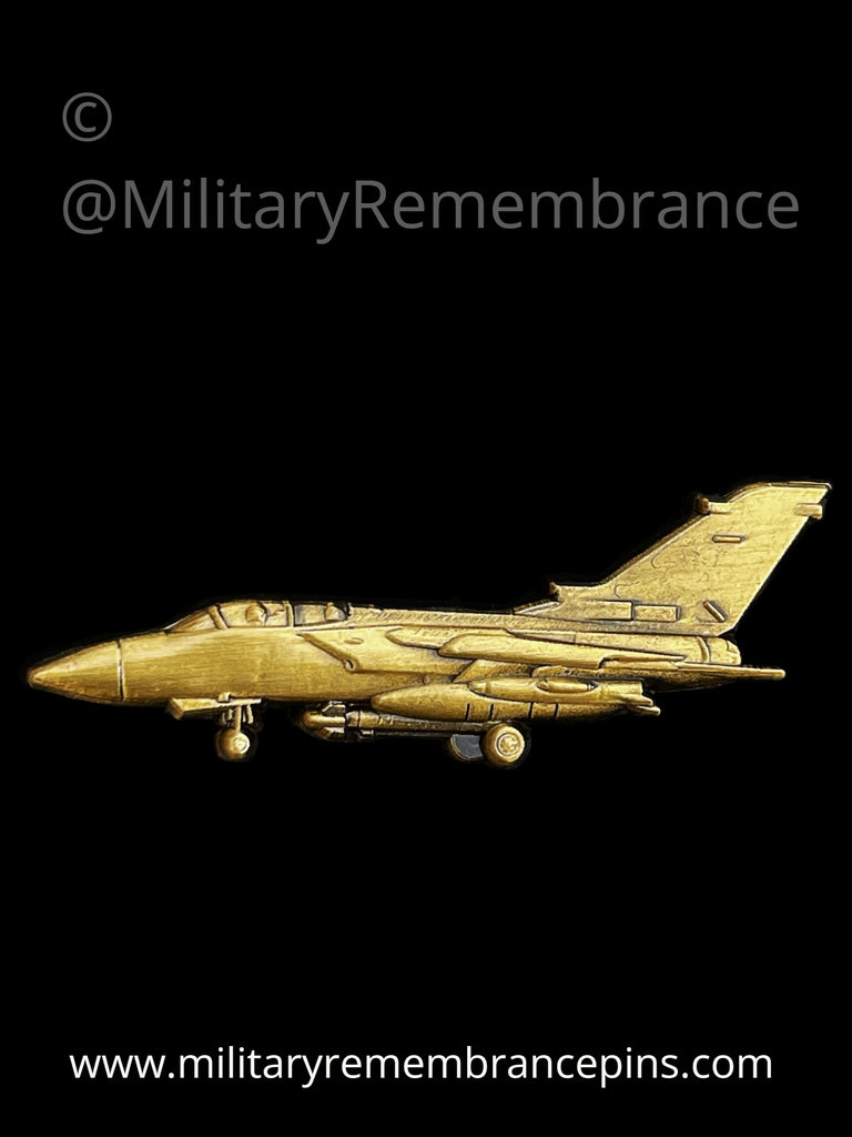 Tornado Fighter Jet Lapel Pin Military Remembrance Pins
