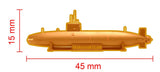 Trafalgar Class Submarine SSN Lapel Pin