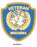 United Nations UN MINUSMA Mali Colours Shield Lapel Pin