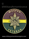 Worcestershire & Sherwood Foresters Regimental Colours Lapel Pin