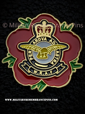 Women's Royal Air Force Remembrance Flower Lapel Pin