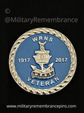 Women's Royal Navy Service WRNS 100 Years Lapel Pin
