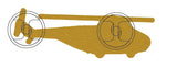 Westland Whirlwind Helicopter Lapel Pin