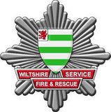 Wiltshire Fire & Rescue Service Remembrance Flower Lapel Pin