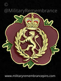 Women's Royal Army Corps WRAC Remembrance Flower Lapel Pin